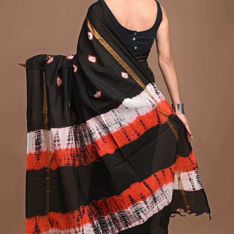 Assam Silk Multi Shade Saree