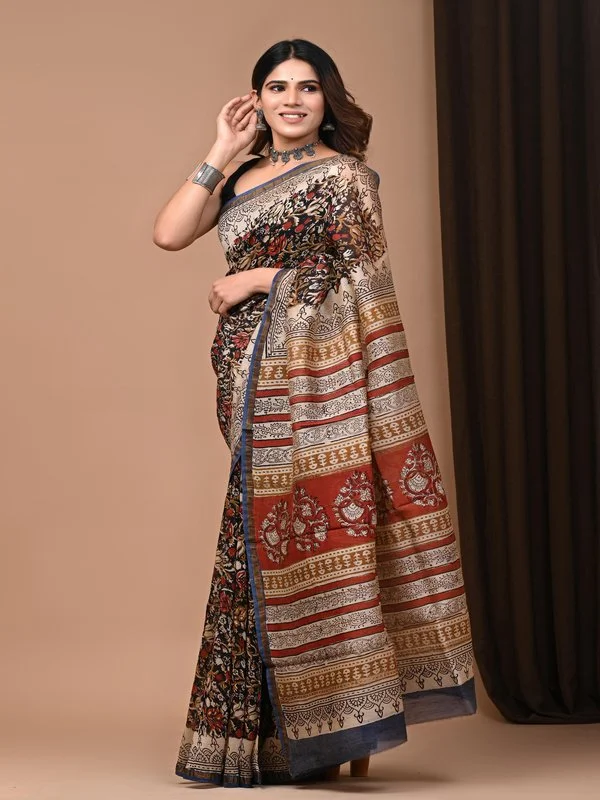 Traditional Rajasthani Chanderi Silk Saree