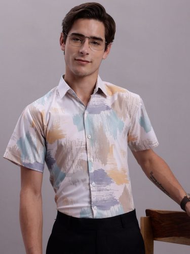 Men'S Printed Formal Shirt